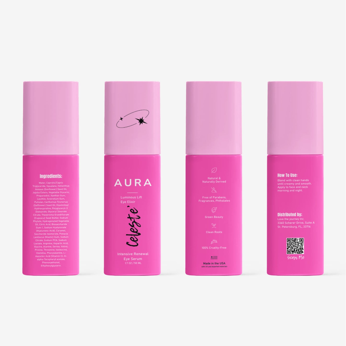 Brighten+Firm Eye Serum: Intensive Renewal AURA edition