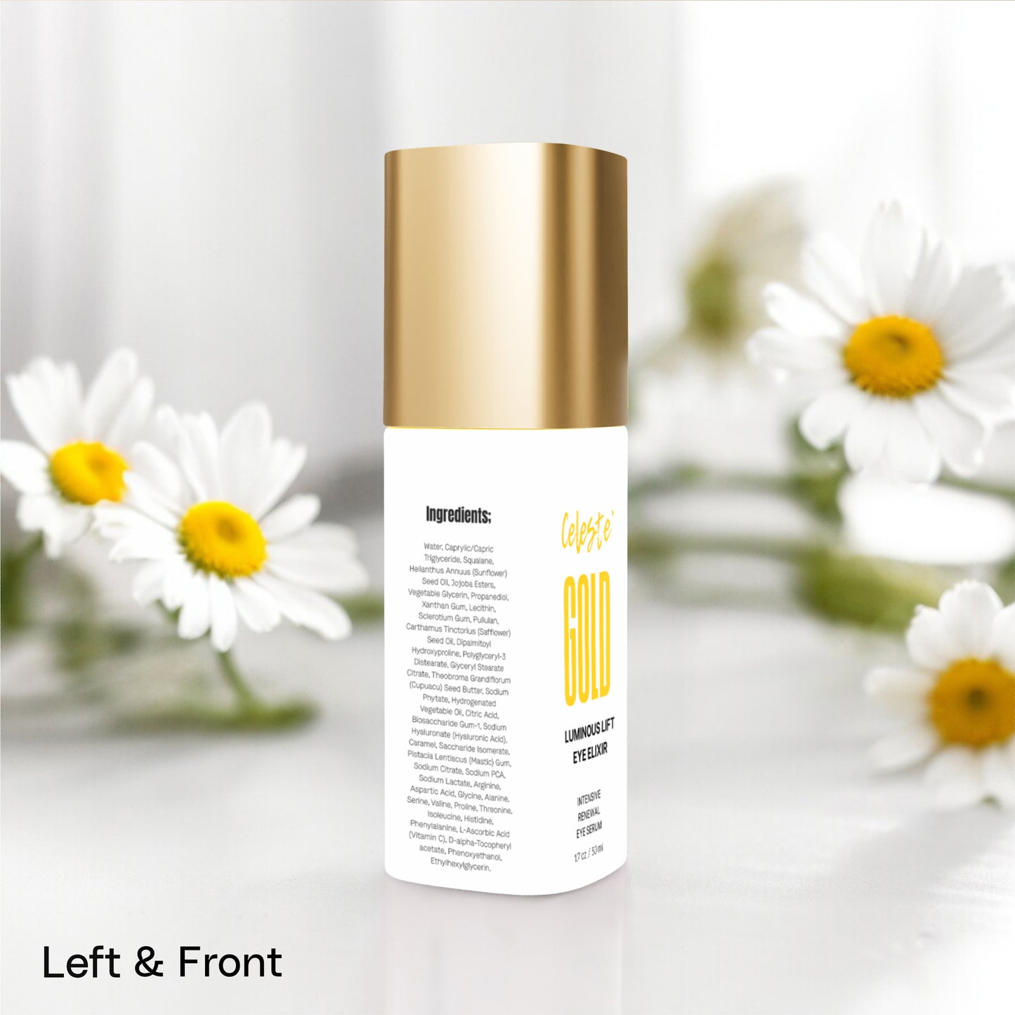 Brighten+Firm Eye Serum: Intensive Renewal Gold Cap