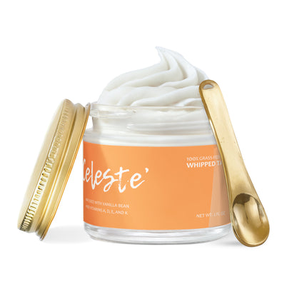 Whipped Grass-Fed Tallow Balm with Vanilla Bean