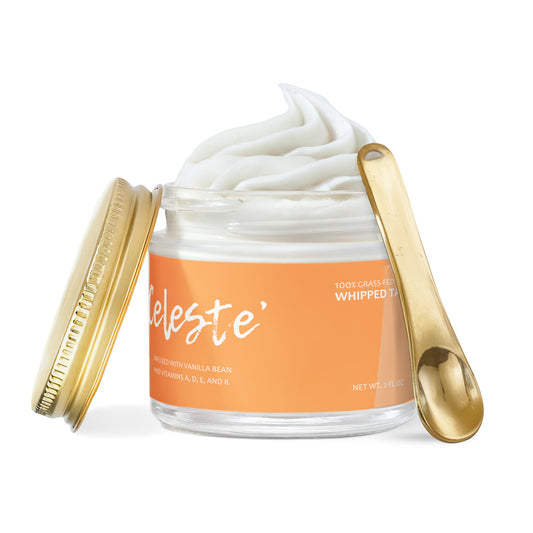 Whipped Grass-Fed Tallow Balm with Vanilla Bean